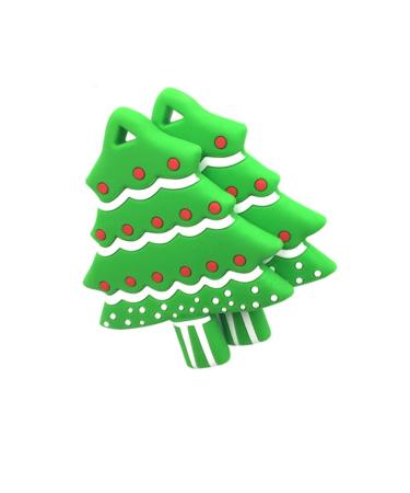 Christmas Tree Silicone Baby Teether - BPA Free Chewing Toy for Toddlers | Kinder Relief - Buy Online on GoSupps.com
