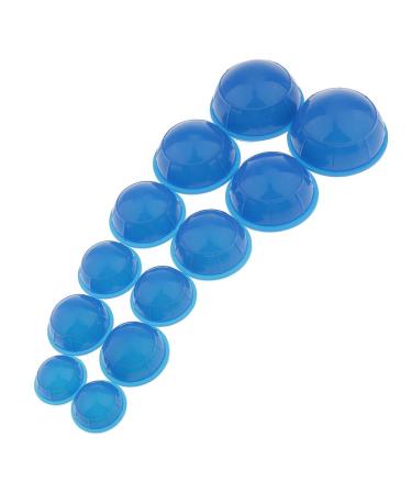 Sharplace 4x (12 pack) silica gel cupping set face anti cellulite