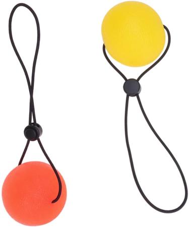 Buy Gatuida 5.3cm Orange Wrist Exercise Ball Handle | Strength Training Squeezeball & Desk Gripper Fitness Toy for Power and Endurance - Buy Online on GoSupps.com