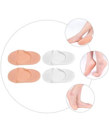 Lurrose Moisturizing Foot Care Socks 2 Pairs No Show Invisible Low Cut Boat Shoes Liner for Men & Women - 16.5x8.7 cm - Buy Online on GoSupps.com