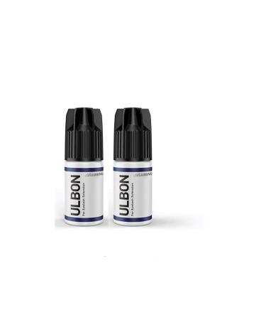 QTY: 2 Alluring Ulbon Strong Eyelash Extension Glue Adhesive Strong Long Lasting size 5ml