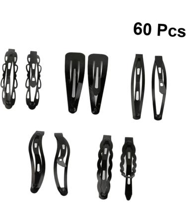 Beaupretty Simple Hair Clips snap snap barrettes clips for bows s clips alligator barrettes clips metal bow clips metal barrettes barrette child blank Metal Hair Clips - Buy Online on GoSupps.com