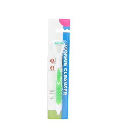 Buy Tongue Scraper Cleaner - Flexible & Safe Oral Hygiene Tool with Long Handle | Travel Case Included (Green) - Buy Online on GoSupps.com