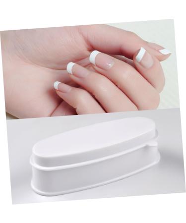 Outils Manucure Contenant De Poudre Tremper Outil De Nail Art Accessoires Ongle Blanche moyen blanc - Buy Online on GoSupps.com