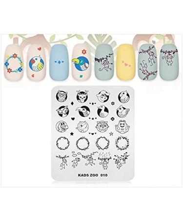 KADS Nail Art Stamping plate Nail Template Nail Art Design Tool Nail DIY Design Image Plate (ZO010) - Buy Online on GoSupps.com