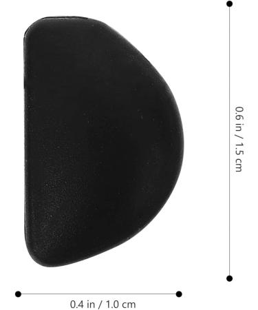 Exceart 20 Pairs Silicone D-Shaped Nose Pads for Glasses - Anti-Slip Nose Bridge Holder Repair Set - Buy Online on GoSupps.com