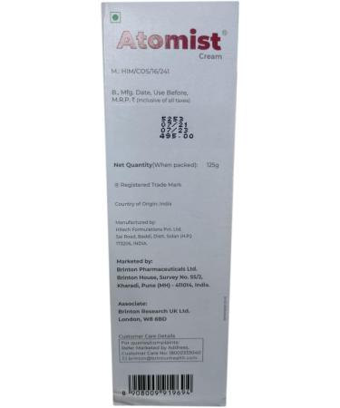 Brinton Atomist Skin Barrier Repair Cream 125 gm | Enriched with Ceramides Oats Lipids & GLA - Buy Online on GoSupps.com