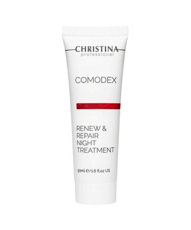 -CHRISTINA- Comodex Renew & Repair Night Cream with Retinol and Salicylic Acid | Moisturize Tighten and Cleanse your Skin | Suitable Oily And Combination Skin 50ml