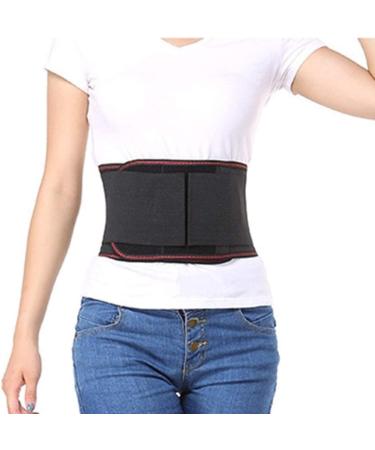 Self-Warming Lumbar Support Belt | Pain Relief & Injury Prevention for Scoliosis & Herniated Disc - Black S - Buy Online on GoSupps.com