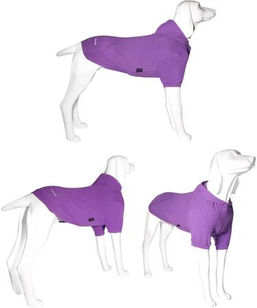 Shop Kickred Purple Dogs Hoodie - Soft & Breathable Dog Coat with Hat for Large Dogs | Winter Dog Clothing & Accessories - Buy Online on GoSupps.com