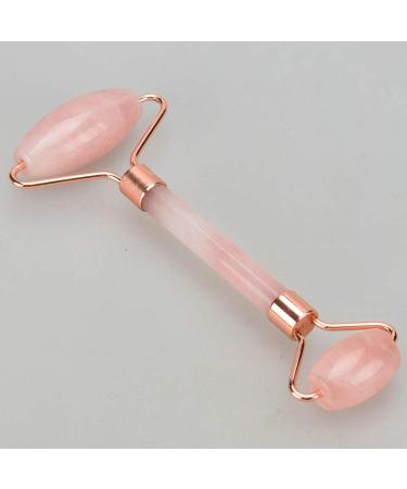 MUOBOFU Rose Quartz Roller for Face -2 in 1 Rose Quartz Face Roller & Gua Sha with Gift Box -Stone Face Massager as Cooling as Ice Roller -100% Anti-Aging Rose Quartz -Facial Roller - Buy Online on GoSupps.com