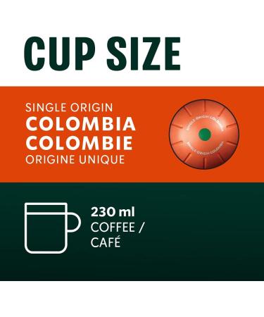 Starbucks By Nespresso Single Origin Columbia Coffee Pods Medium Roast Nespresso Vertuo Line Compatible Capsules 4 X 8 Coffee Pods 32 Count - Buy Online on GoSupps.com
