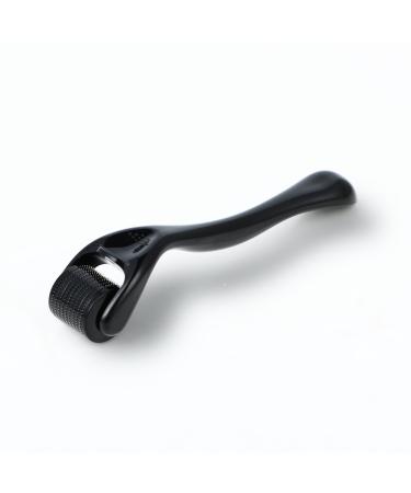 Salubohum Dermaroller Micro-Needle Roller Hair Dermaroller 0.5mm with 540 Microneedles Stainless Steel Suitable for Skin Care Hair Growth and Beard (Black)