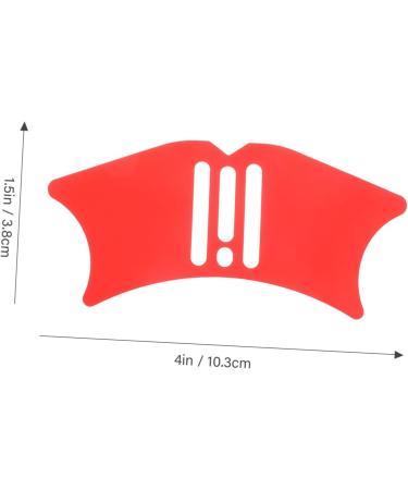 Beavorty eye mask heated lash tools heating eye mask makeup applicators mascarades for women silicone eyeliner eyelash applicator make up aids safety mask eye protection Miss Silica gel 10.3x3.8cm Red - Buy Online on GoSupps.com