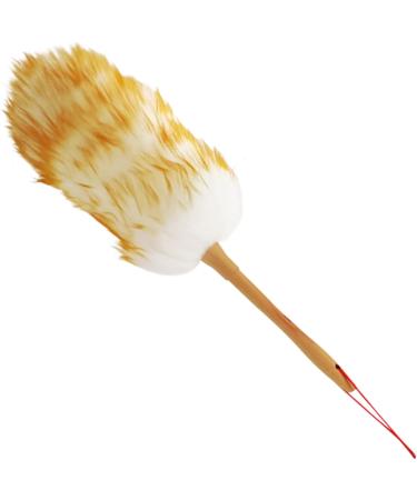 Lambswool Duster with Wooden Handle 21 Inch Anti-Static Duster Flexible Dusters for Cleaning Ceiling Fans Computer Screens Bookshelves Duster Lambswool Duster Dusters 54cm - Buy Online on GoSupps.com