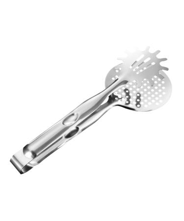 Beaupretty filter 1 piece of multifunctional steel grill tongs for the household cooking tongs steak user shovel stainless steel clips Stainer steel sieve grill clip drain-clinic food pliers sieve