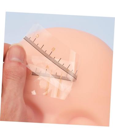 Hemoton 10pcs Eyebrow Positioning Ruler Plastic Eyebrow Ruler Brow Guide Stencil Shape Template Mold Make up - Buy Online on GoSupps.com