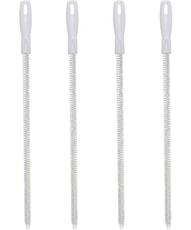 Drain Clog Brush Remover Sink Hair Cleaning Brush | Hangable Bendable 17.7 Inches Pipe Cleaner Brush For Toilet Clogged Drains Hmltd - Buy Online on GoSupps.com