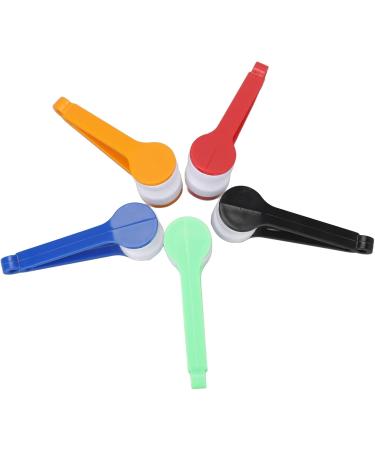 20-Partly Reading Flashing Brake Glasses Cleaning Tool Set - 4 Red Blue Black Green & Orange Brushes for Optimal Lens Care - Buy Online on GoSupps.com