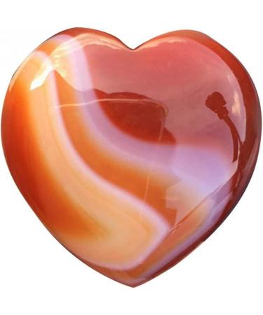 Crystal rough 1Pc Natural Heart Shaped Stone Rose Quartz Striped Agate Crystal Carved Love Gemstones 2 Sizes for Decoration Stone Generator (Color : Pink Size : 15x15x10mm) 15x15x10mm Pink - Buy Online on GoSupps.com