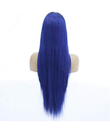 Hairpieces Lace Front Long Straight Wig Natural Silky Silky Synthetic Hair with Gradient Mixedcolor for Ladies Daily Cosplay Anime Halloween Party 20in in