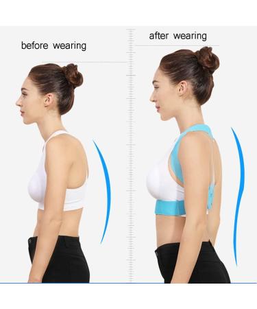 Adults Sitting Posture Corrector Boys Girls Spinal Support Belt Correct Body Figure Stand Trainer Device (Color : Gray Size : Small) (Blue Large) - Buy Online on GoSupps.com