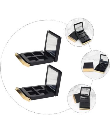 Mipcase 2pcs Eye Shadow Box Highlighters Empty Lipstick Case Eye Shadow Palettes Travel Phnom Penh Filling - Buy Online on GoSupps.com