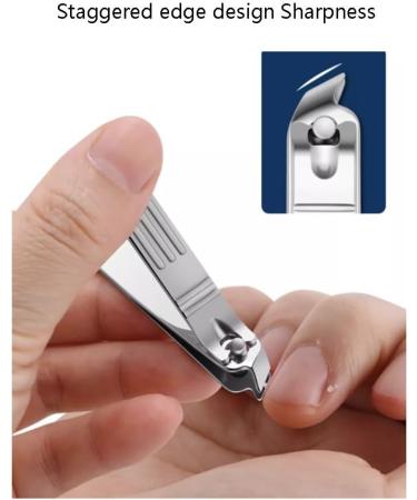 Stainless Steel Manicure Set Nail Care Gifts for Men and Women with Nail Clipper Nail File Ear Cleaner (Color : Black) - Buy Online on GoSupps.com