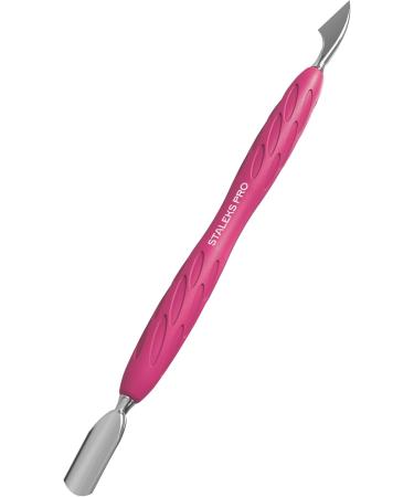 STALEKS PRO by Natury Nails Cuticle Pusher with Rubber Silicone Handle Stainless Steel UNIQ 10/3 - Buy Online on GoSupps.com