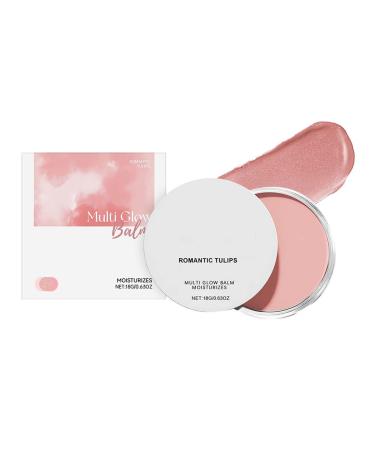 Cr me Blush Tulipe Romantique - clat Ros Naturel Hydratant Longue Dur e Convient Tous Les Tons De Peau Facile Appliquer Finition Fra che(2pcs)