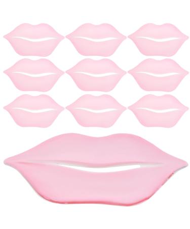 GALPADA 20pcs Lip Mask Lip Overnight Gentle Overnight Dry Skincare Care Cosmetic Products Women Products Supplies Collagen Material Pink