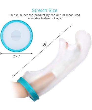 Doact Waterproof Arm Protector for Kids | Long Shower Protection for Plaster Casts | 52cm & 48cm Sizes | Bathing & Shower Solutions - Buy Online on GoSupps.com