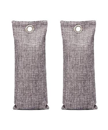Bumdenuu Bamboo Charcoal Air Purifying Bag () 50G Activated Charcoal Odor Absorber Natural Air Freshener Shoe Odor Eliminator Moisture Absorber for Closet Deodorizer