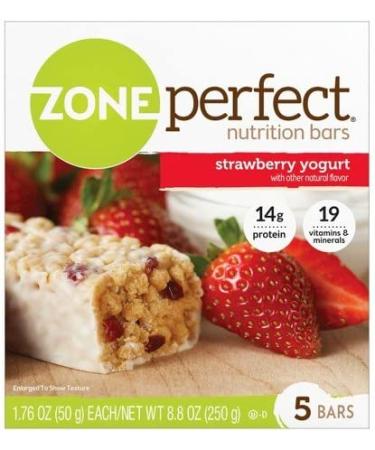 Zone Perfect Nutrition Bars Strawberry Yogurt 1.76oz - 10 Bars (2 Pack) - Buy Online on GoSupps.com