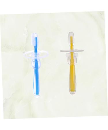 iPetBoom 2-Pack Infant Baby Finger Toothbrush - Ideal for Infant Oral Care & Milk Teeth Training | Safe Toddler Toothbrushes & Baby Accessories - Buy Online on GoSupps.com