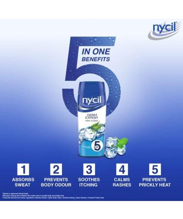 Nycil Cool Classic Talcum Powder 50g - Pack of 3 | Soothing and Refreshing Formula - Buy Online on GoSupps.com