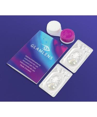 Buy Natural Gray Contact Lenses - Rose Gray Silicone Comfort by Glamlens | 1 Pair (DIA 14.00) - -2.00 Diopters - International Shipping Available - Buy Online on GoSupps.com