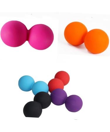 Fomiyes Peanut Ball Yoga Massage Roller - Muscle Relief & Fascia Massage Tools for Pilates & Pain Relief - Buy Internationally - Buy Online on GoSupps.com