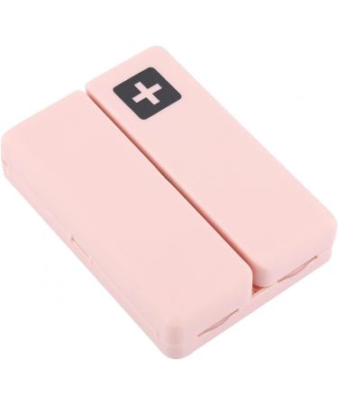 Portable Daily Pill Case - Foldable Magnetic Pill Box Organizer with 7 Compartments for Vitamins & Supplements - Pink - Buy Online on GoSupps.com