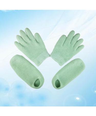 DEARMAMY Paraffin Wax Mitts 1 Set of Gel Spa Moisturizing Sock & Glove Hand Moisturizing Overnight for Skin Care Dry Cracked Spa Treatment Chapped Hands and Feet Moisturizing Socks - Buy Online on GoSupps.com