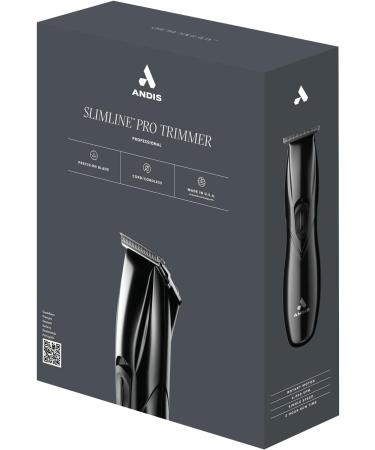 Andis D-8 Slimline Pro Li Cord/Cordless Rechargeable T-Blade Trimmer - Black - Buy Online on GoSupps.com