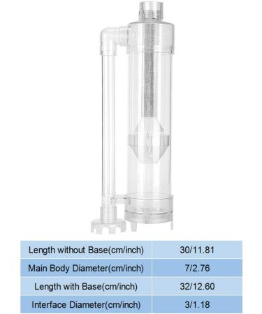 Zerodis Fish Toilet Separator Acrylic Transparent Aquarium Automatic Cleaning Filter Aquarium Fish Poop Toilet Manure Suction Separator(#1) - Buy Online on GoSupps.com