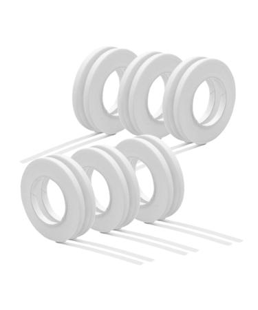 30 Rolls Eyelash Tape Lash Extension Tape Lash Pads Eyelash Extension Sticker Eyelash Paper Lash Adhesive Tape Supplies Non-woven Fabric Eyes Miss White