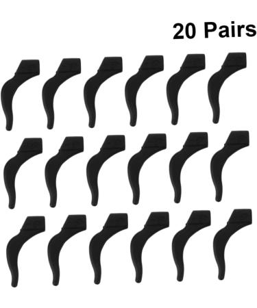 40 Pair Anti-Slip Glass Holder for Glasses & Sunglasses - Slipproof Brillen Holder for Kids - Black 3 Pack - Buy Online on GoSupps.com