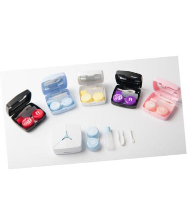 Homsfou Contact Lens Organizer - Invisible Storage Box with Mirror for Easy Lens Access | International Shipping Available - Buy Online on GoSupps.com