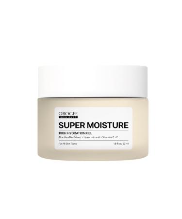 OBOGEE Moisture Surge 100H Auto-Replenishing Hydrator Oil Free Face Moisturizer | With Hyaluronic Acid Aloe Bioferment and Vitamins C + E 1.8 Fl Oz