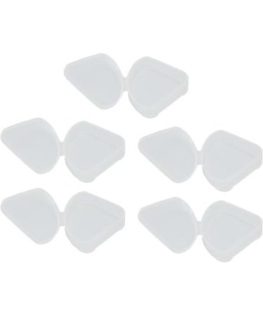 ZJchao Powder Puff Box Plastic Triangle Makeup Puff Container Transparent for Powder Rooms for Beads - Buy Online on GoSupps.com