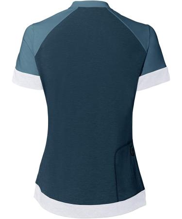 VAUDE Women's Altissimo Q-Zip Shirt - Dark Sea | Stylish & Comfortable T-Shirt for Outdoor Activities - Buy Online on GoSupps.com