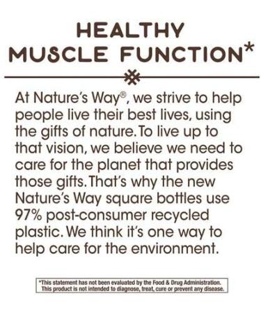 Nature's Way Magnesium Complex 100 Count (Pack of 2) - Natural Magnesium Supplement - Buy Online on GoSupps.com