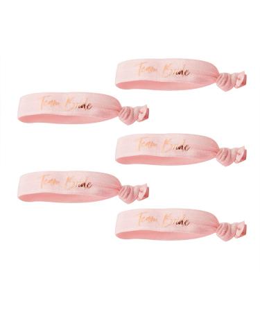 Ginger Ray 5 Pack Pink and Rose Gold Hen Party Headbands with Floral Print